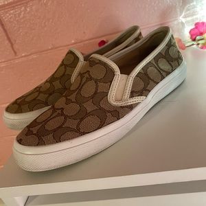 Coach slip on shoes
